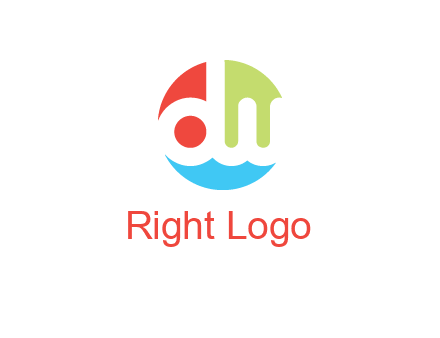 DW letters inside circle logo icon