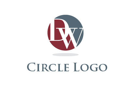 Letters DW are in a circle logo