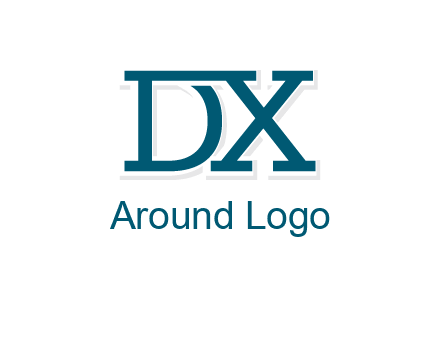 letter DX joined together