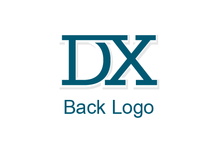 letter DX joined together