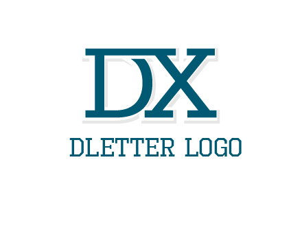 letter DX joined together