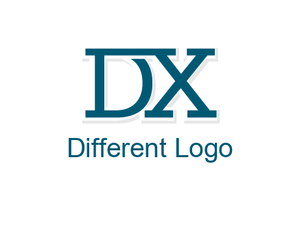 letter DX joined together