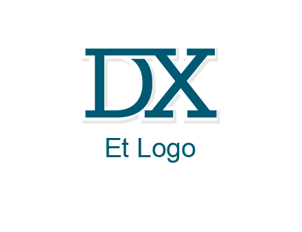 letter DX joined together