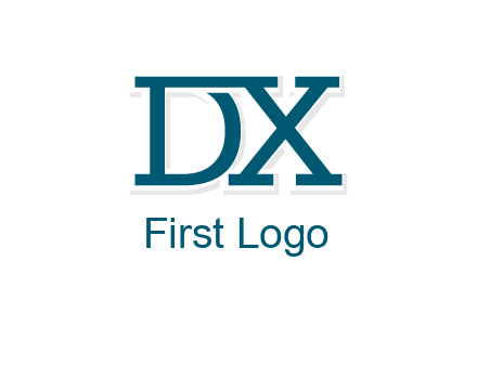 letter DX joined together