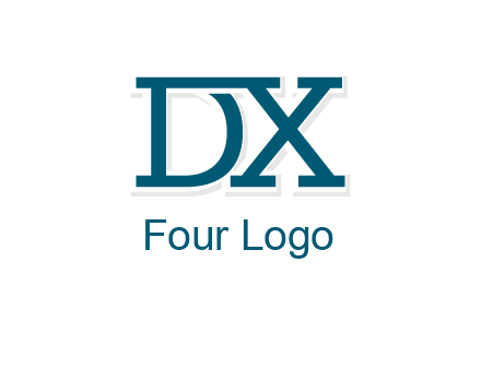 letter DX joined together