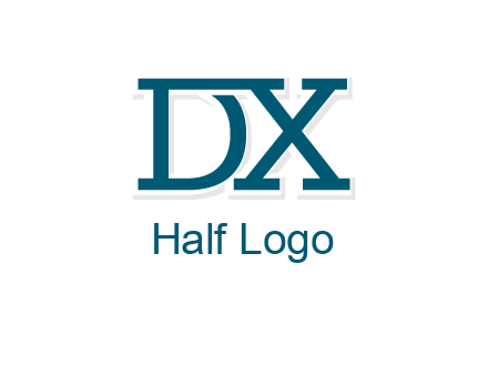 letter DX joined together