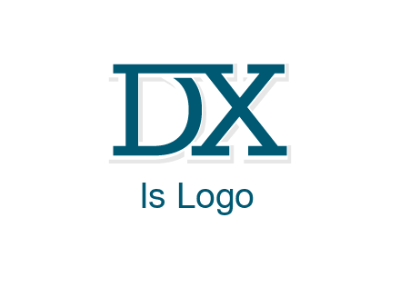 letter DX joined together