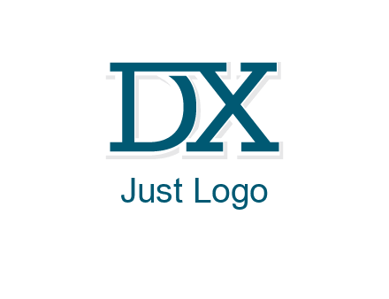 letter DX joined together
