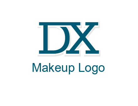 letter DX joined together