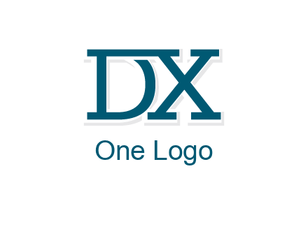 letter DX joined together