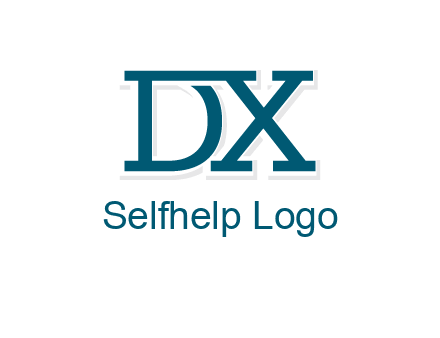 letter DX joined together