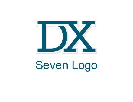 letter DX joined together