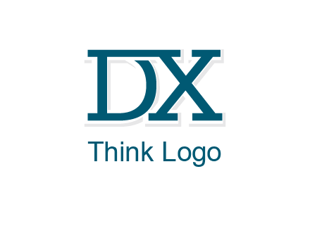 letter DX joined together