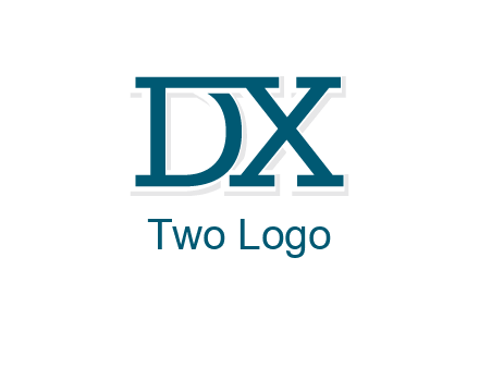 letter DX joined together