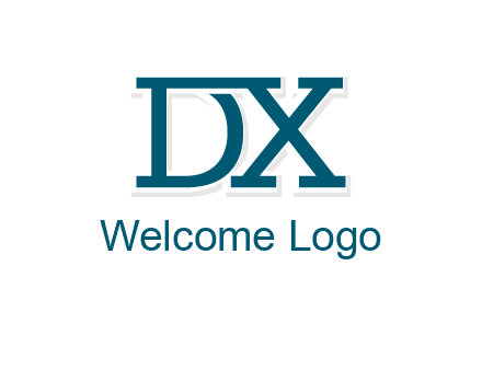 letter DX joined together