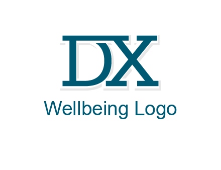 letter DX joined together