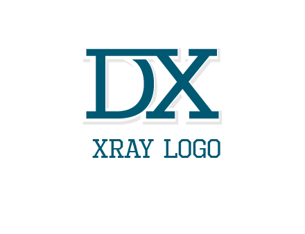 letter DX joined together