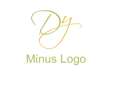 script font letter DY