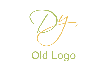 script font letter DY