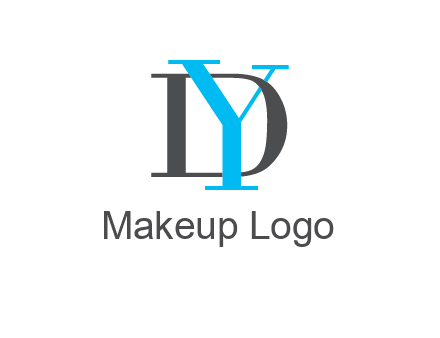 letter DY overlapping each other