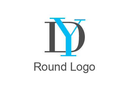 letter DY overlapping each other
