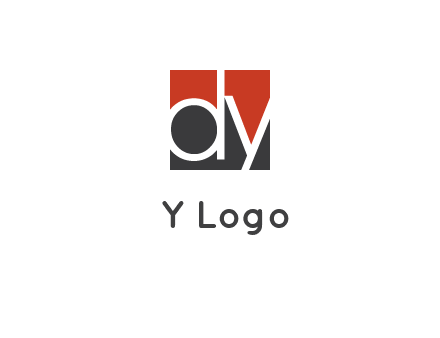 Letters Dy are in a square logo