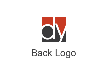 Letters Dy are in a square logo