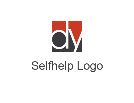 Letters Dy are in a square logo
