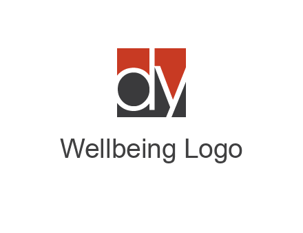Letters Dy are in a square logo
