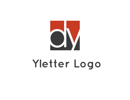 Letters Dy are in a square logo