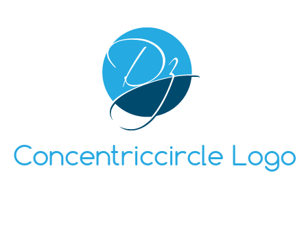 Letters DZ are in a circle logo