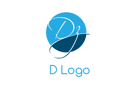 Letters DZ are in a circle logo
