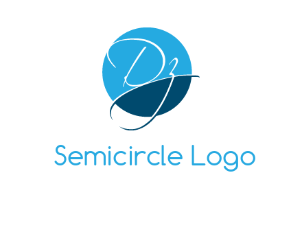 Letters DZ are in a circle logo