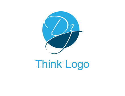 Letters DZ are in a circle logo