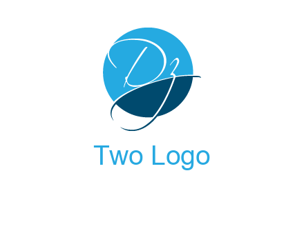 Letters DZ are in a circle logo