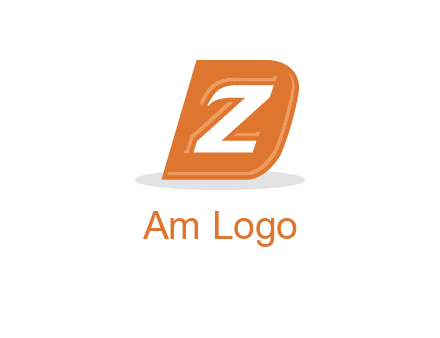 letter Z in letter D