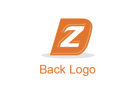 letter Z in letter D