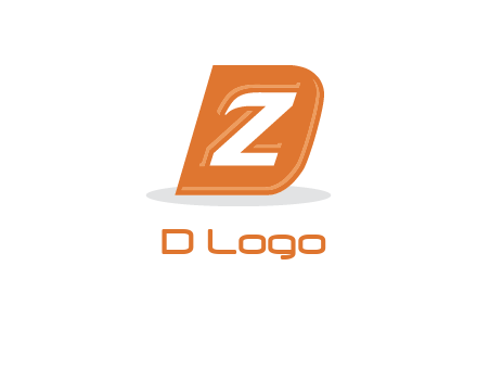 letter Z in letter D