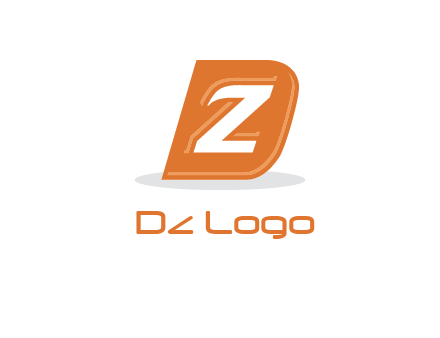 letter Z in letter D