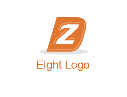 letter Z in letter D