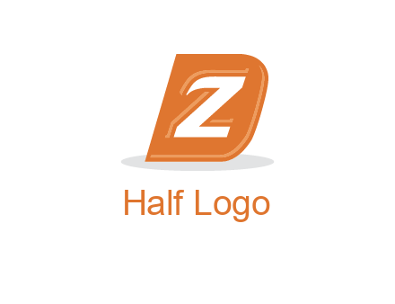 letter Z in letter D