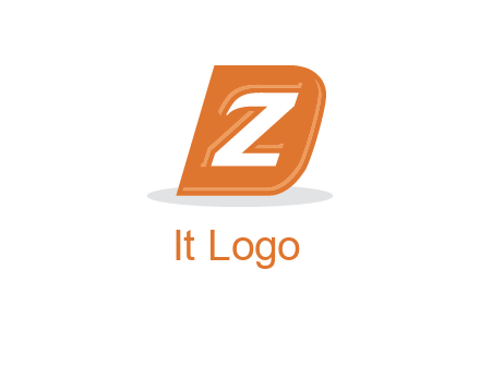 letter Z in letter D