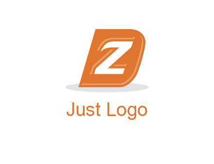 letter Z in letter D