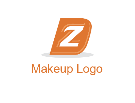 letter Z in letter D