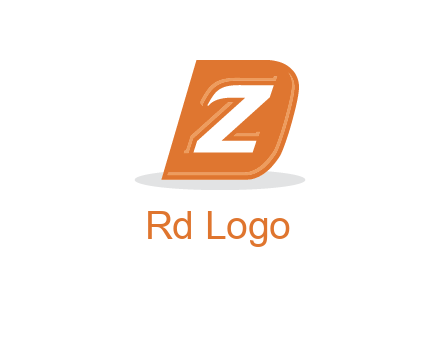 letter Z in letter D