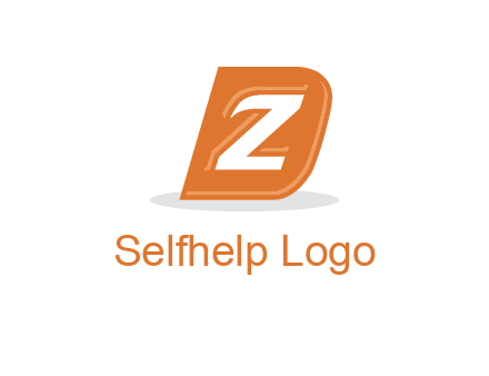 letter Z in letter D