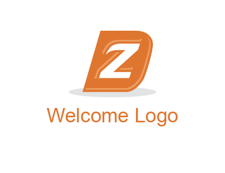 letter Z in letter D