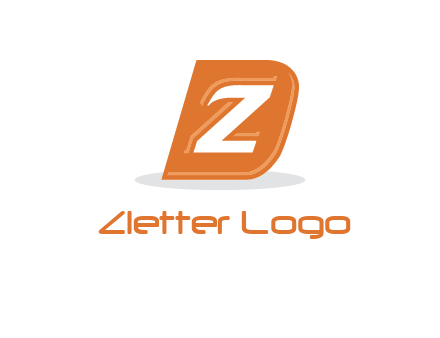 letter Z in letter D