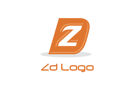 letter Z in letter D