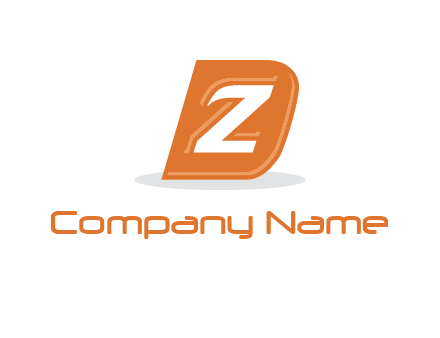 letter Z in letter D